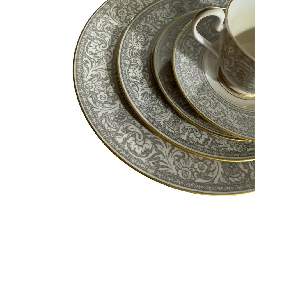 Franciscan Grey Renaissance 5 Piece Place Setting